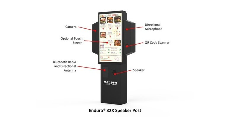 Delphi Display Systems intros outdoor kiosk for QSR drive-thru