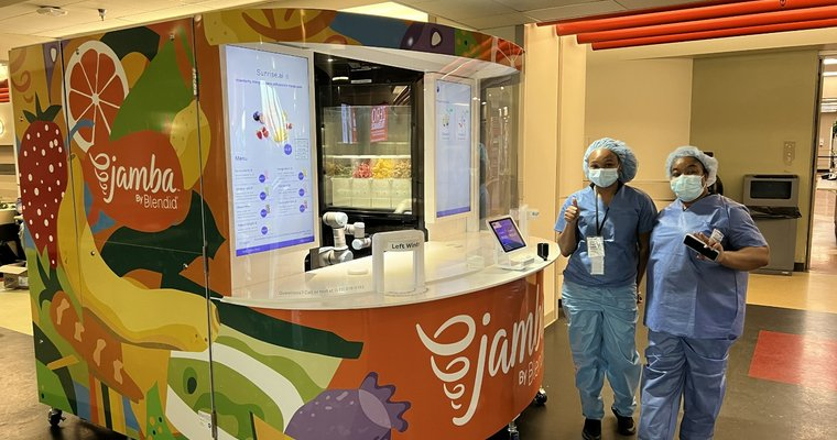 Atlanta hospital tests Jamba by Blendid robotic smoothie kiosk