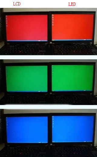The difference between LCD and LED