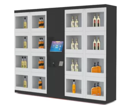 The usage of the automatic vending cabinet display screen.